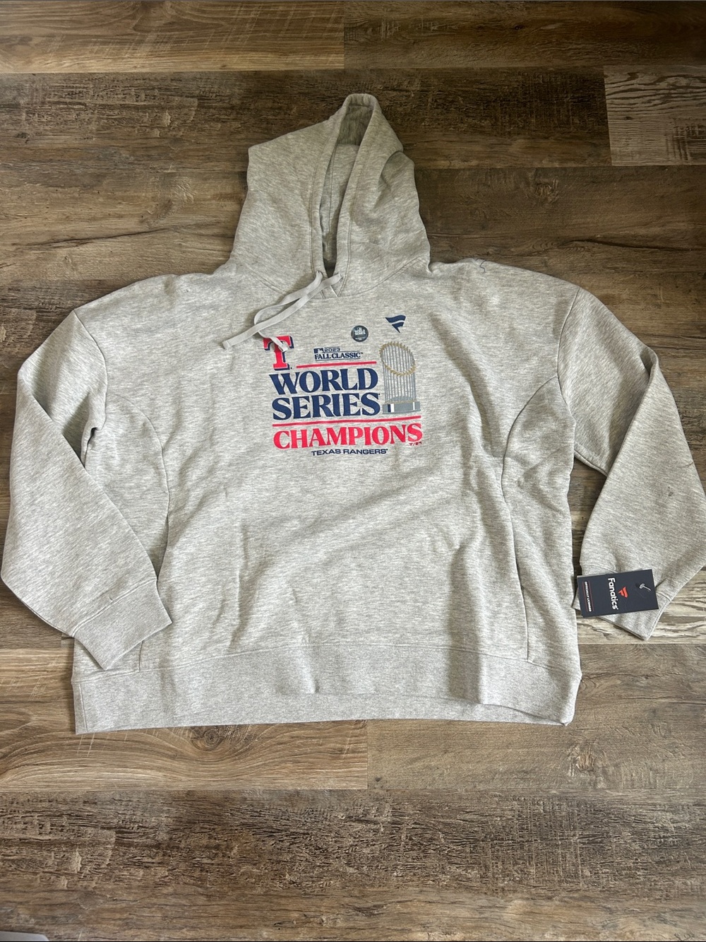 NWT fanatics Texas Rangers hoodie three XL